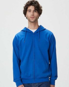 Full Zip Hoodie in French Terry- felpe personalizzate milano